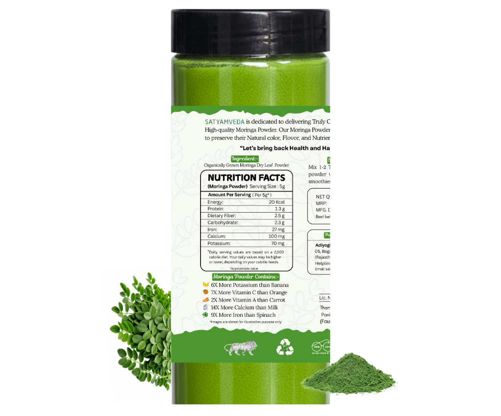 Organic Moringa Powder (150 gm) - Image 2