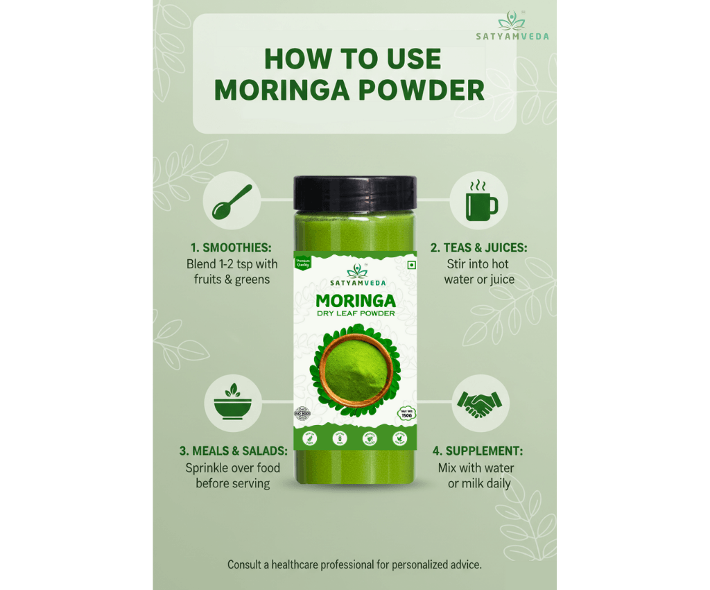 Organic Moringa Powder (150 gm) - Image 4