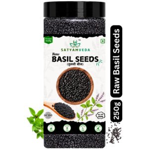 SATYAMVEDA Organic Basil Seeds