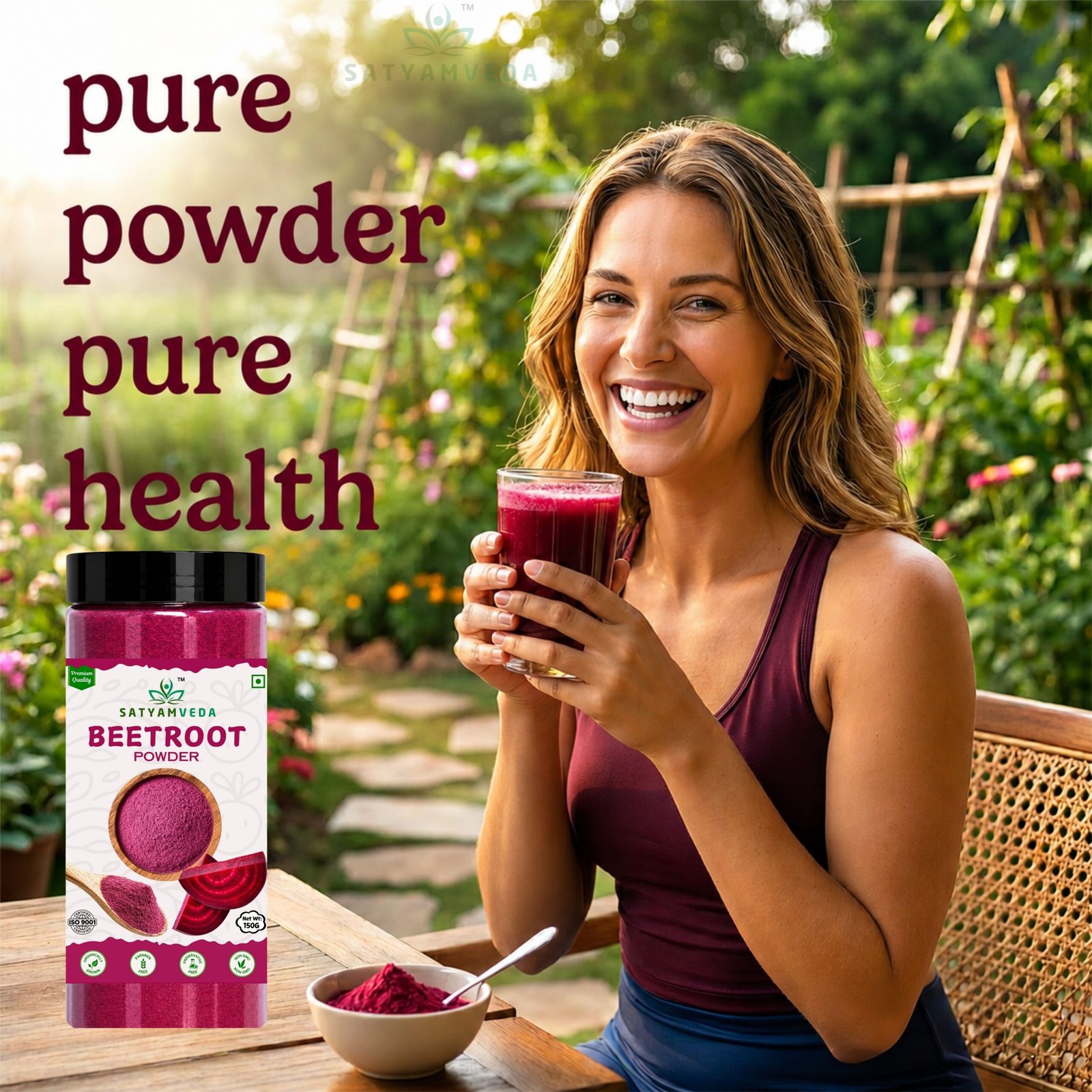Satyamveda Organic beetroot powder
