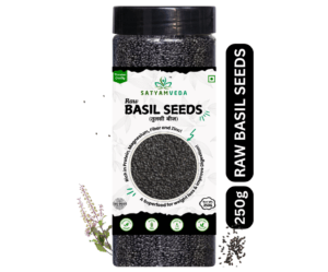 SATYAMVEDA basil seeds