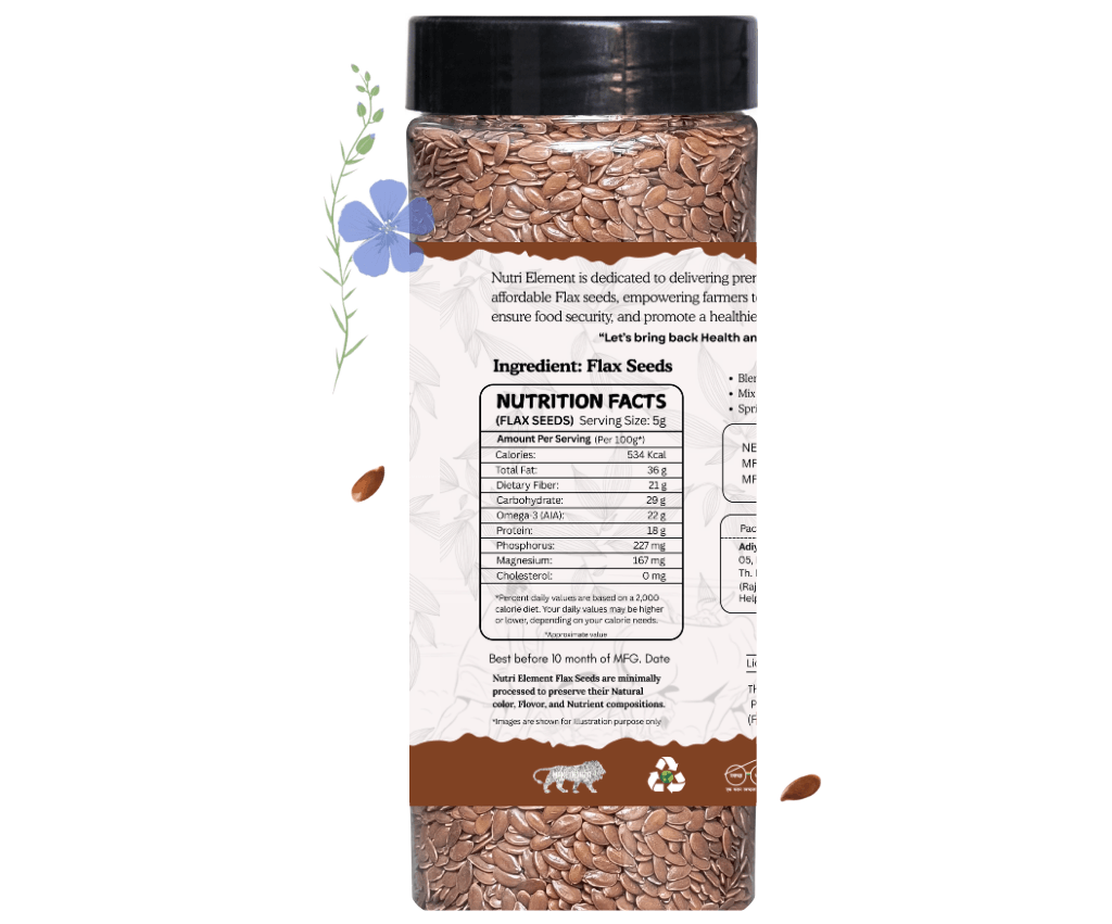 Premium Flax Seeds (150 gm) - Image 2