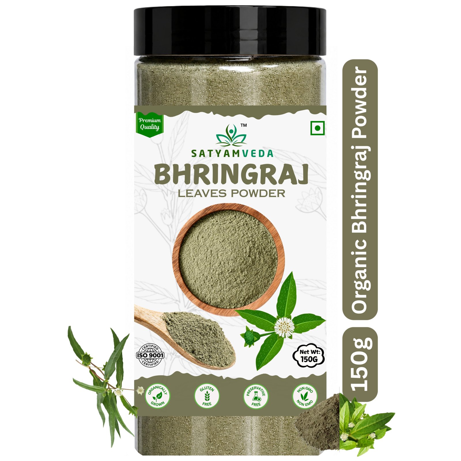 SATYAMVEDA Bhringraj Powder For Hair Growth