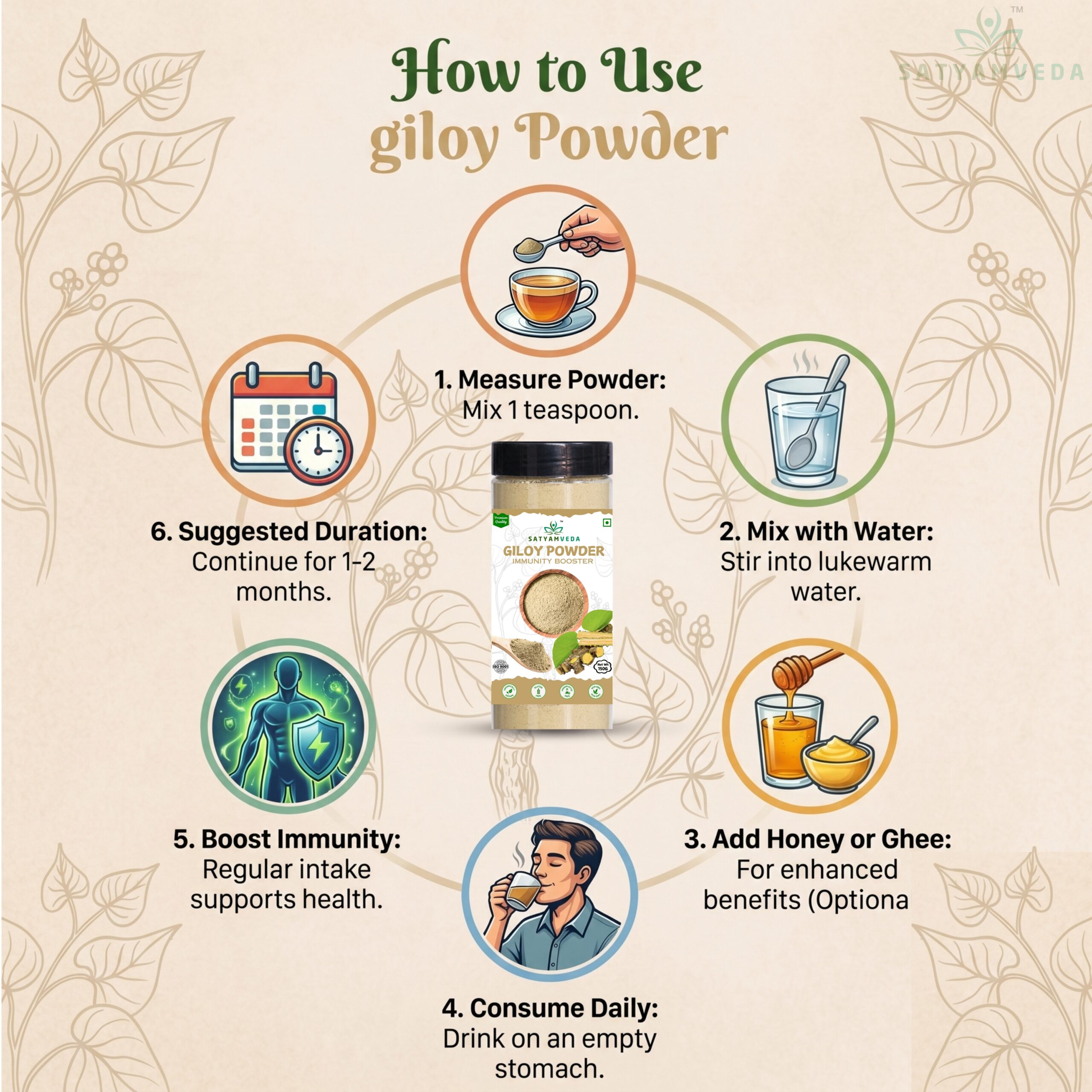 Giloy Powder for Daily Vitality and Immunity Booster