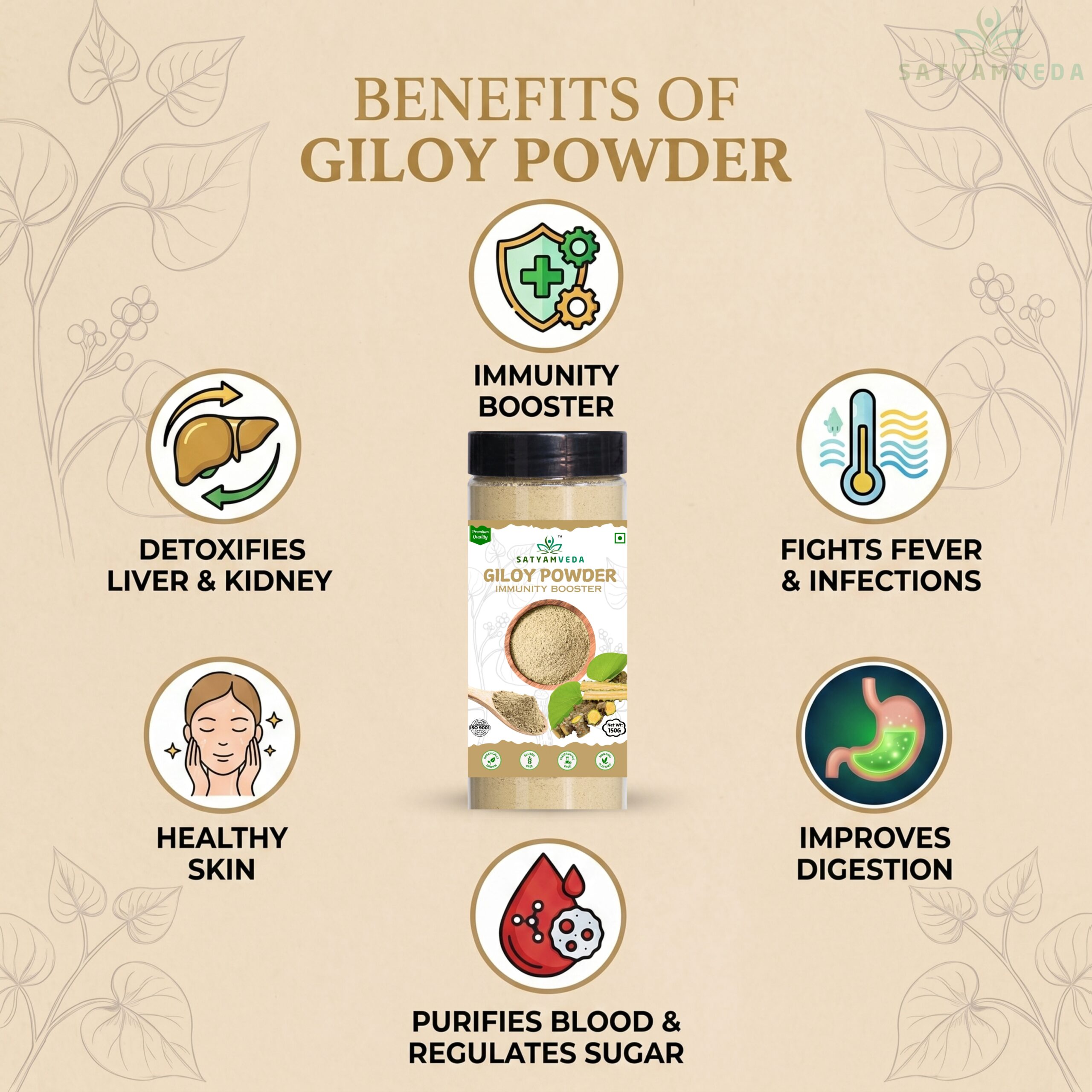 Giloy Powder for Daily Vitality and Immunity Booster
