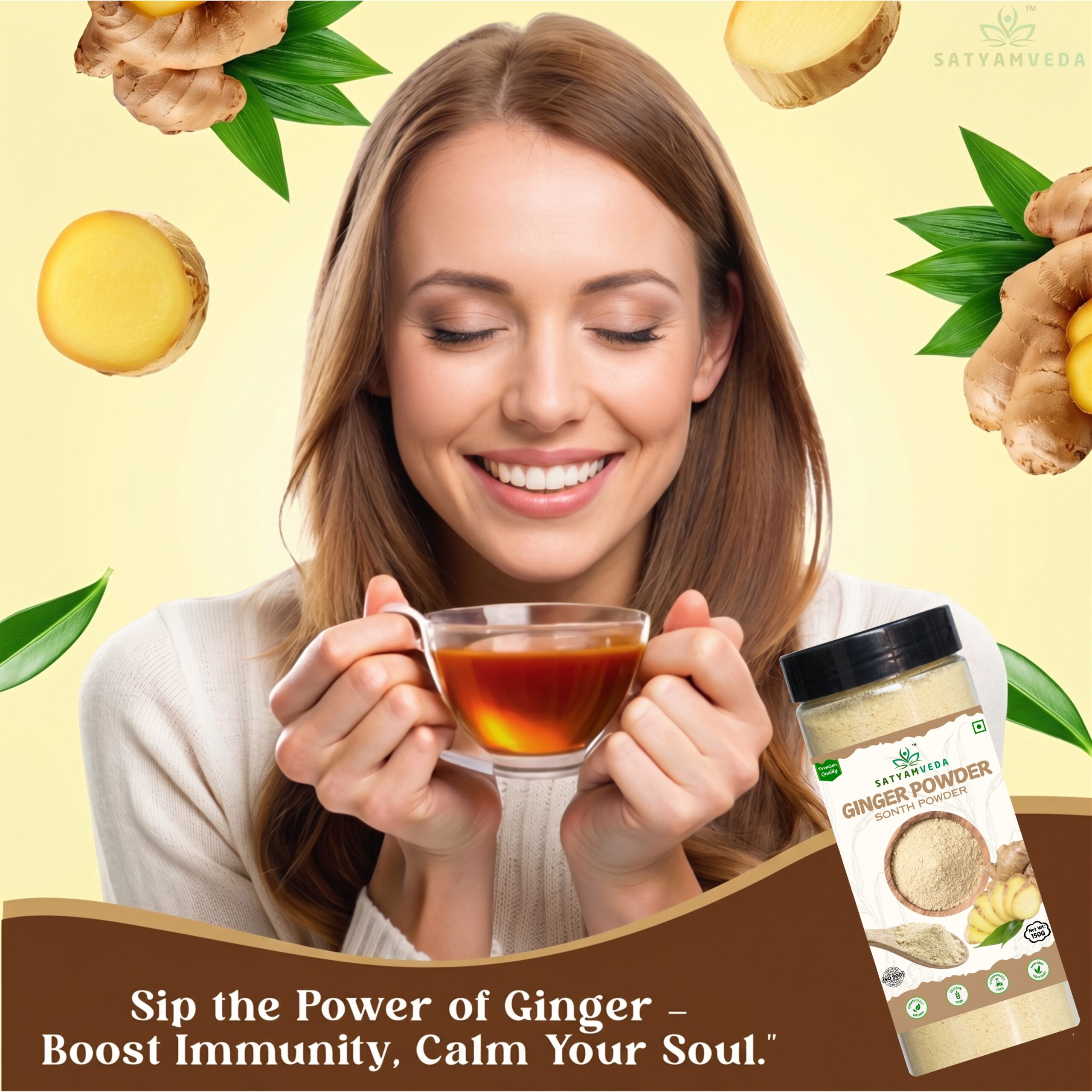 Ginger Powder for Weight Loss Herbal Tea Cooking and Drinking ginger powder for tea