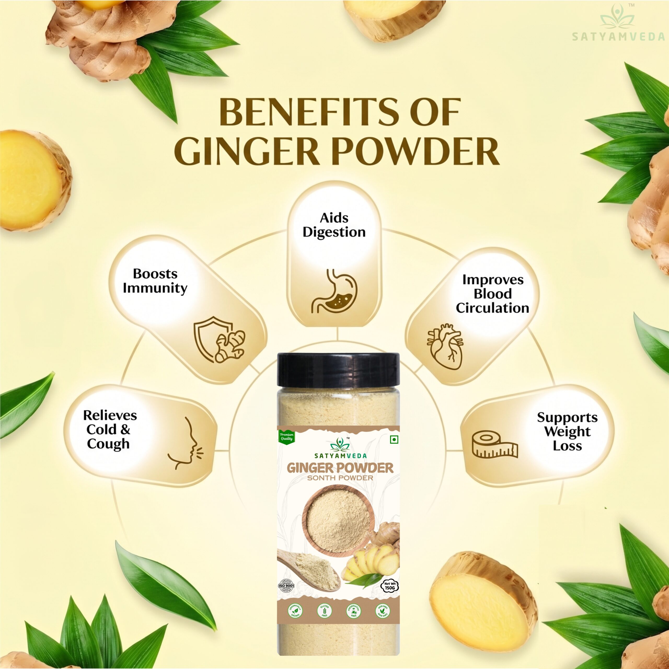 Ginger Powder for Weight Loss Herbal Tea Cooking and Drinking ginger powder for tea