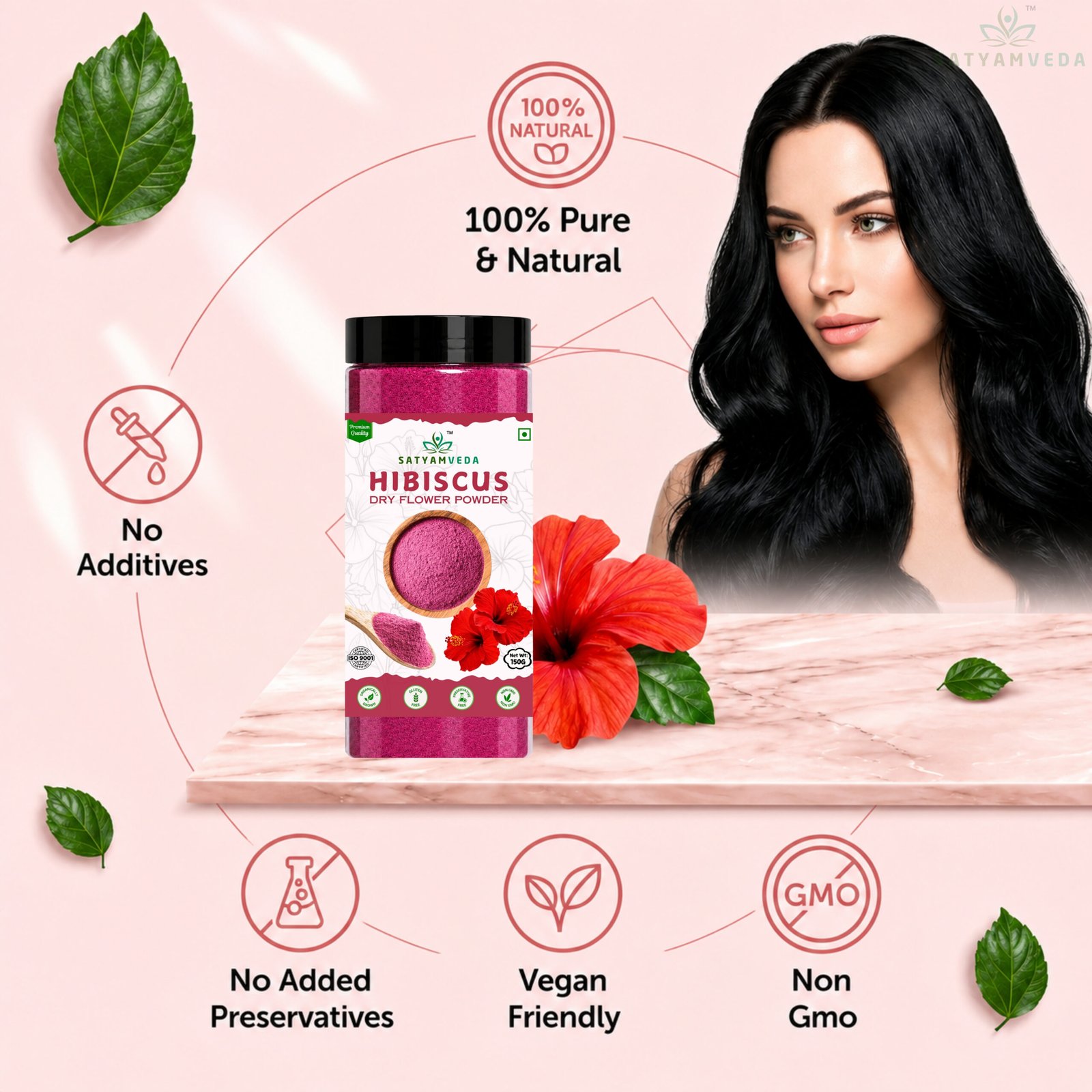 SATYAMVEDA Hibiscus Powder