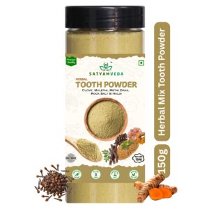 Herbal Tooth Powder Strong Teetha Fresh Breath Helps in Relief of Teeth pain