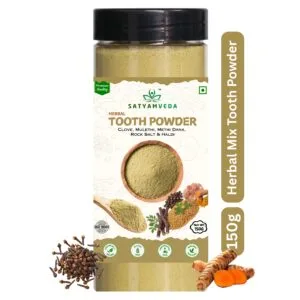 Herbal Tooth Powder Strong Teetha Fresh Breath Helps in Relief of Teeth pain