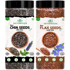 SATYAMVEDA CHIA AND FLAX SEEDS
