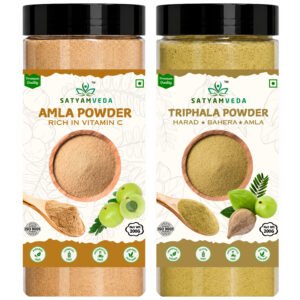 SATYAMVEDA amla and triphala powder
