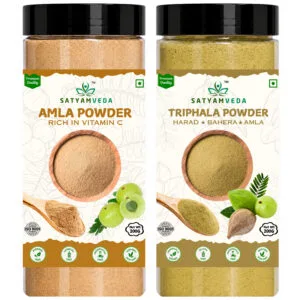 SATYAMVEDA amla and triphala powder
