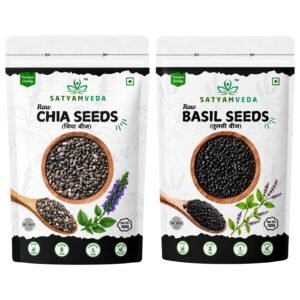 Satyamveda chia and basil seeds combo