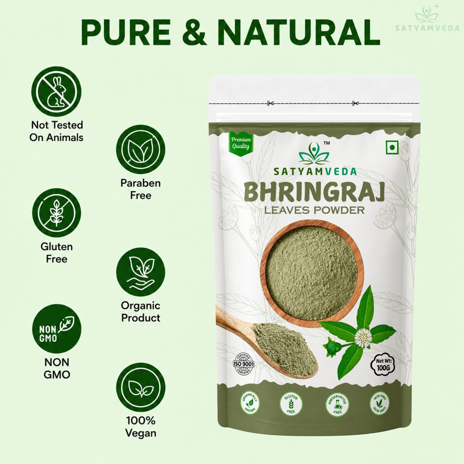 SATYAMVEDA Bhringraj Powder