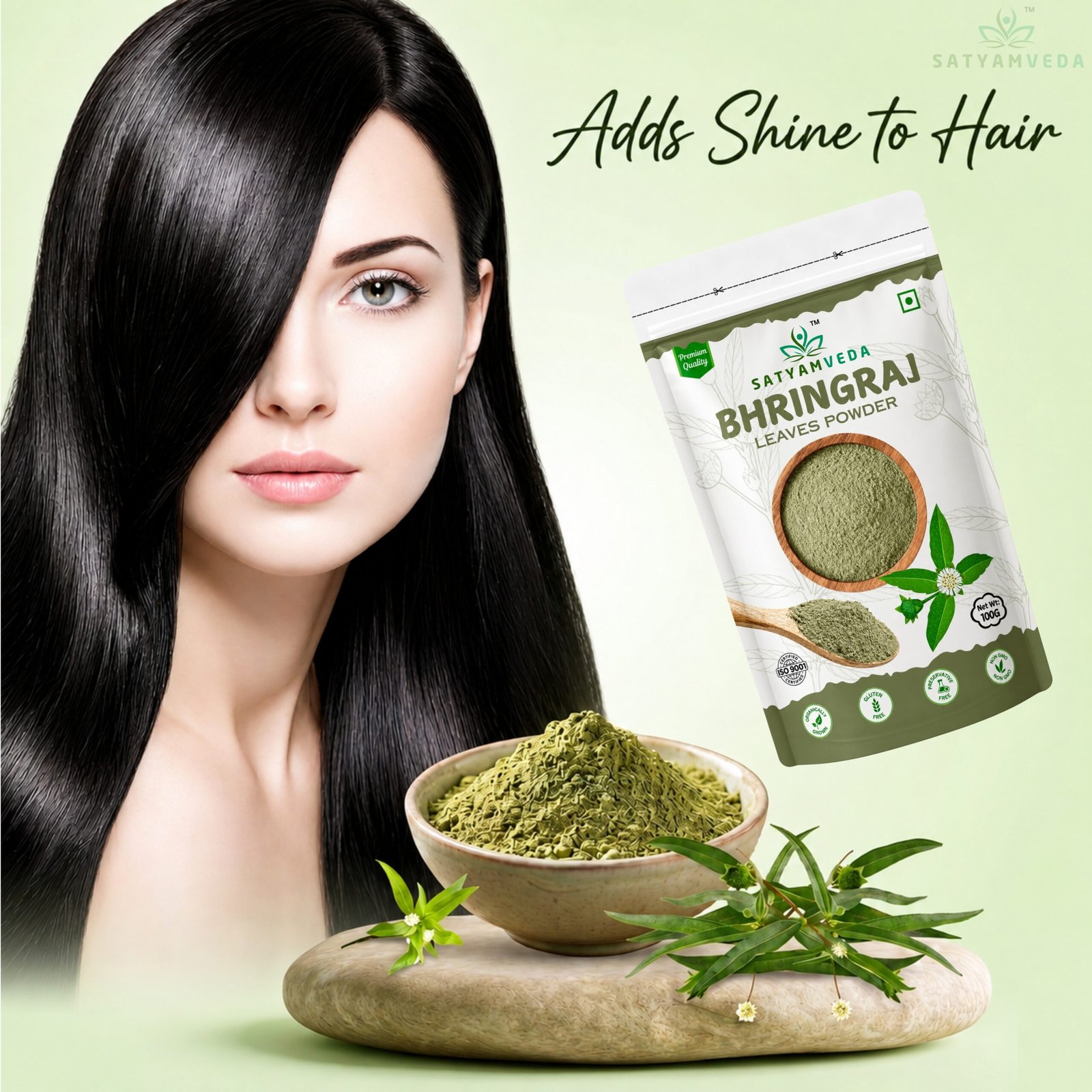 SATYAMVEDA Bhringraj Powder