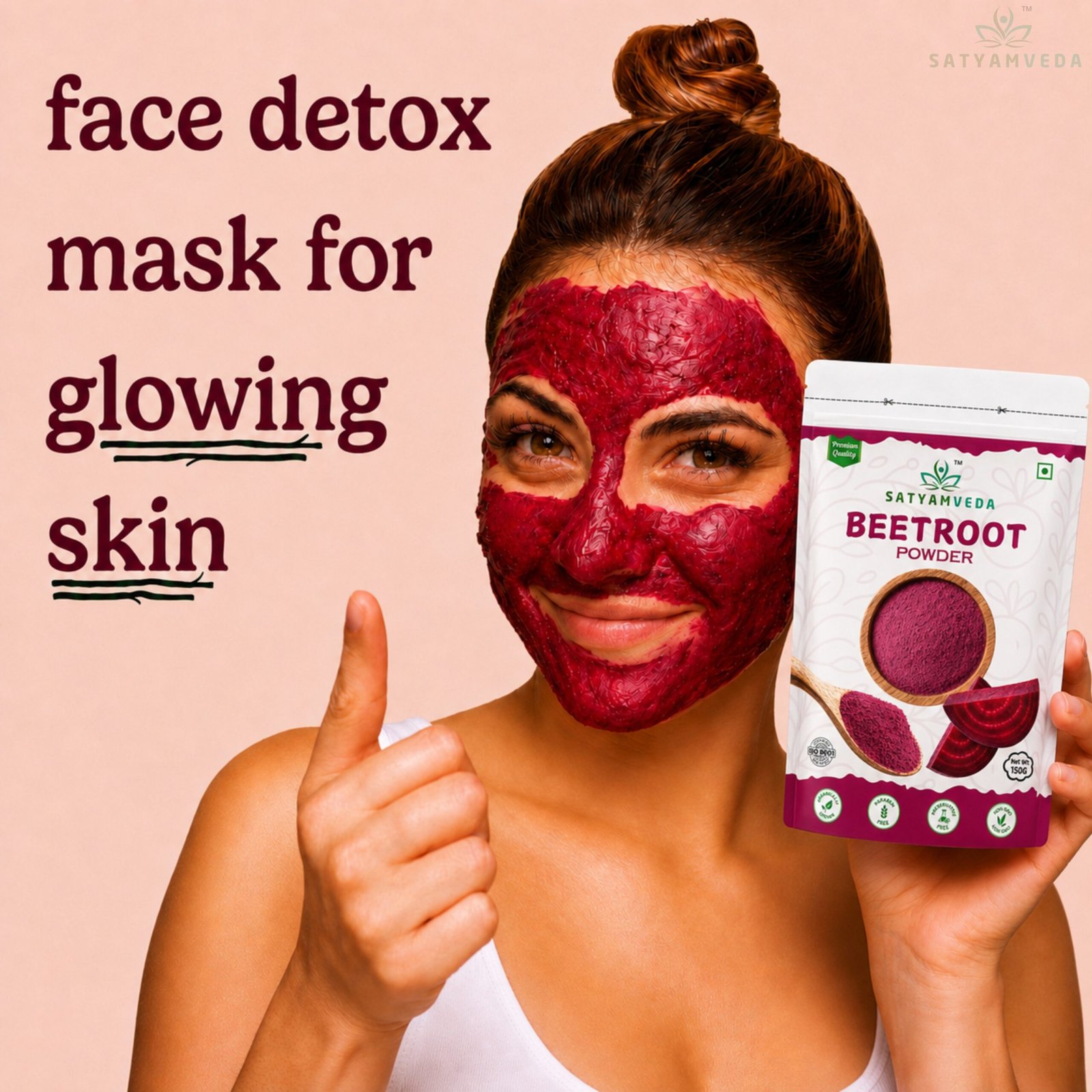 SATYAMVEDA Organic beetroot powder