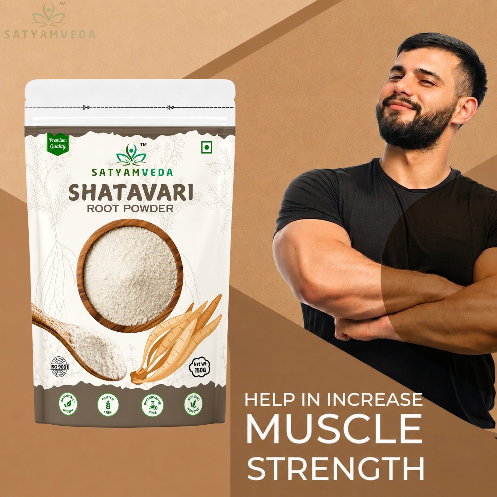 SATYAMVEDA Organic Shatavari Powder