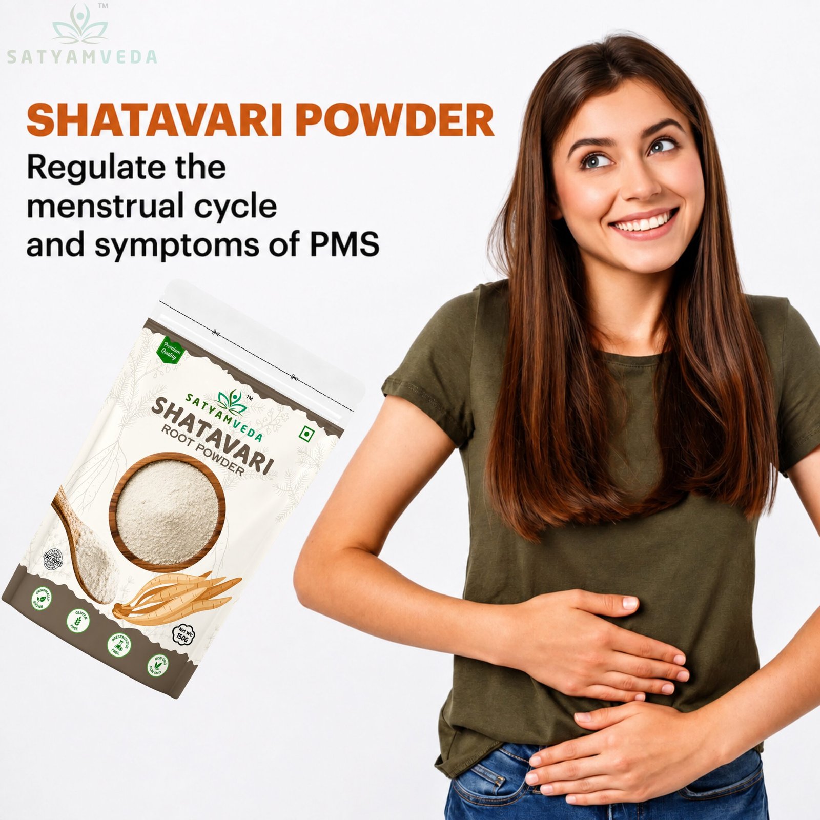SATYAMVEDA Organic Shatavari Powder