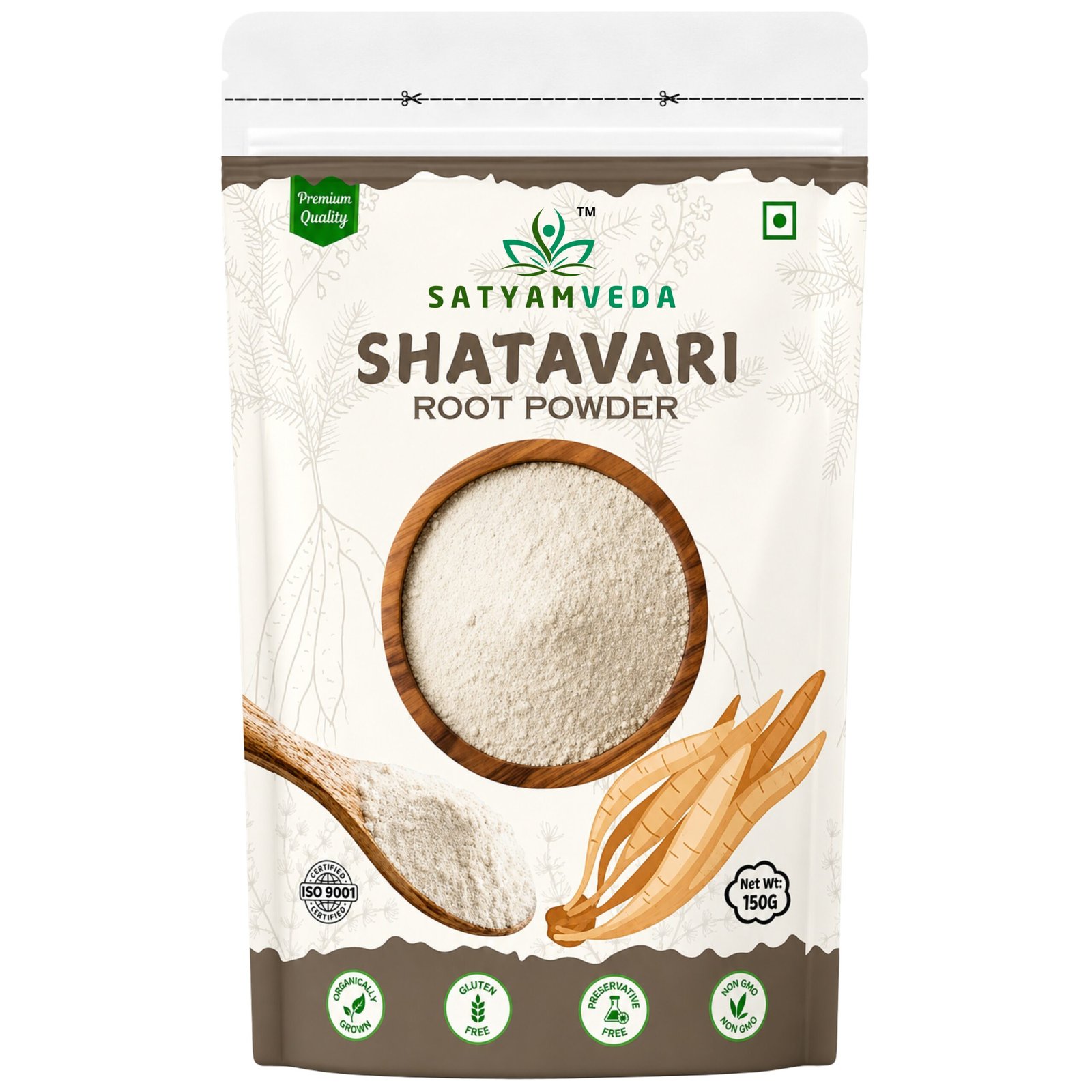 SATYAMVEDA Organic Shatavari Powder