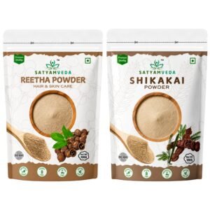 SATYAMVEDA reetha shikakai powder